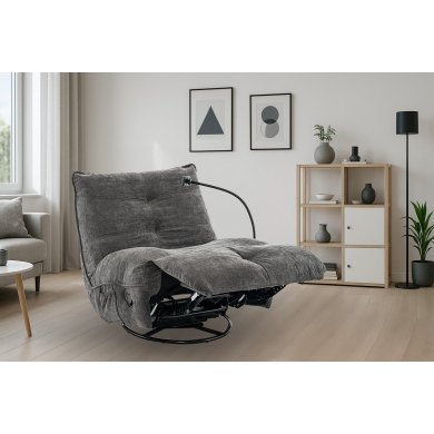 Кресло мягкое раскладное с реклайнером Kontrast COSMO Серый 5.01.92309 фото - 5