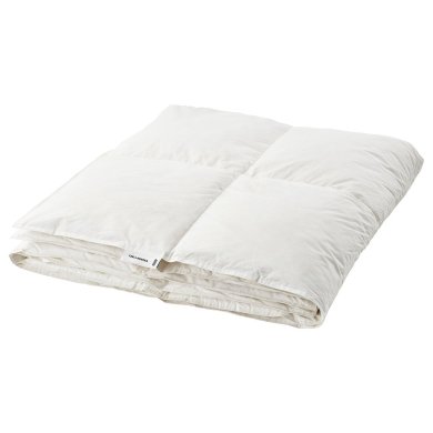 IKEA Одеяло демисезонное FJALLARNIKA 150x200 см Белый (ИКЕА ФЬЕЛЛАРНИКА) 20459035