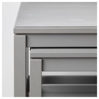 IKEA Комплект журнальних столів HAVSTA 2 шт Сірий (ИКЕА ХАВСТА) 50414210 фото - 11