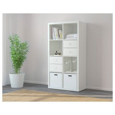IKEA Стеллаж KALLAX Белый (ИКЕА КАЛЛАКС) 80275887 фото - 3