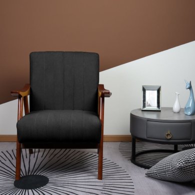 Кресло мягкое Homla TERRA 2 Черный 213199 фото - 6