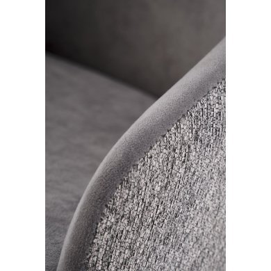 Обеденный стул поворотный Halmar MALAGA Пепельный - 10 Обеденный стул поворотный Halmar MALAGA Пепельный V-PL-N-MALAGA-MAVEL14/STELAR92 фото - 10