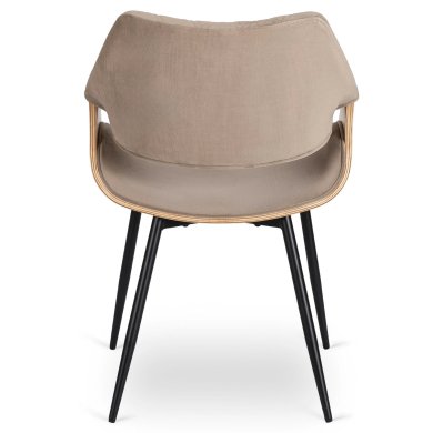 Обеденный стул Mebel Elit DAKOTA Welur Бежевый ME.DAKOTA/BZ/D/V/K фото - 4