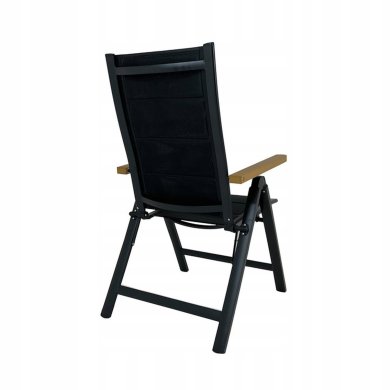 Складной садовый стул Kontrast MADERA Черный - 4 Складной садовый стул Kontrast MADERA Черный 5.90.21315 фото - 4