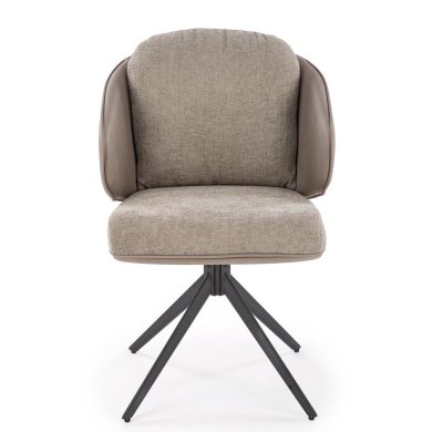 Обідній стілець поворотний Halmar K554 Попелястий V-CH-K/554-KR-POPIELATY фото - 5
