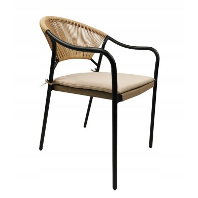 Садовий стілець Favora BARI Бежевий FB12044BG фото - 2