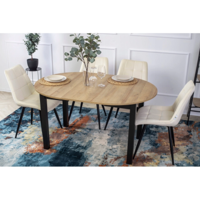 Обеденный стул Mebel Elit RIO Welur Кремовый - 9 Обеденный стул Mebel Elit RIO Welur Кремовый rio/kr фото - 9