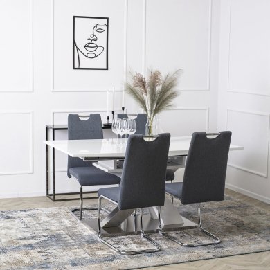 Обеденный стул Mebel Elit LOPEZ Темно-серый ME.LOPEZ/CP/T/K фото - 6