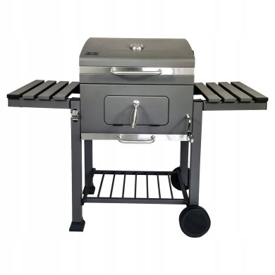 Угольный гриль с чугунной решеткой Kontrast BBQ1010 Серебристый - 2 Угольный гриль с чугунной решеткой Kontrast BBQ1010 Серебристый 5.22.14218 фото - 2