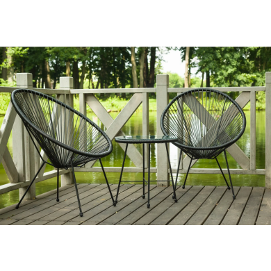 Комплект садовой мебели Meven ACAPULCO Черный MV-RF012A-CZ-ACAPULCO фото - 12