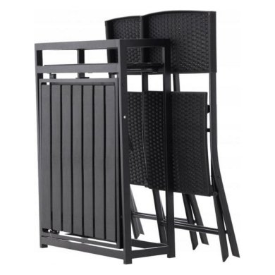 Комплект складной садовой мебели Garden Line SAD8038 Черный SAD8038 фото - 2