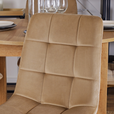 Обеденный стул Mebel Elit FREDY Welur Бежевый ME.FREDY/BZ/D/V/K фото - 8