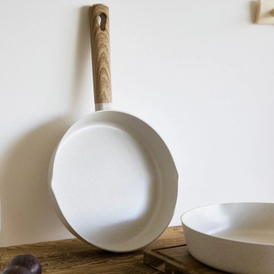 Сковорода Homla LOREBURN 24 см Кремовый - 6 Сковорода Homla LOREBURN 24 см Кремовый 228070 фото - 6