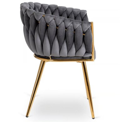 Обідній стілець Mebel Elit CAPI Welur Сірий ME.CAPI/P/ZL/V/K фото - 3