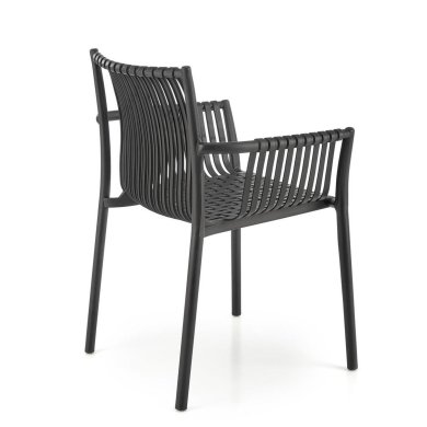 Садовий стілець K492 Чорний V-CH-K/492-KR-CZARNY фото - 2