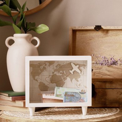 Копилка Homla MONEYBOX 21x7x19 см | Белий - 5 Копилка Homla MONEYBOX 21x7x19 см | Белий 209577 фото - 5