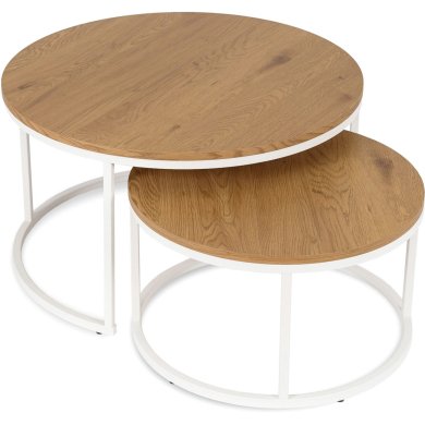 Комплект журнальных столов Mebel Elit DANIELLE MAX 2 шт Дуб - 2 Комплект журнальных столов Mebel Elit DANIELLE MAX 2 шт Дуб ME.MAXDANIELLE/D/B/L фото - 2