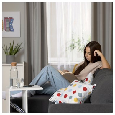 IKEA Декоративная подушка BRUKSVARA 40х40 см Принт (ИКЕА БРУКСВАРА) 10574168 фото - 2