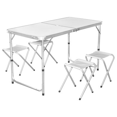 Комплект складаних туристичних меблів Garden Line METAL Білий OXE8211 фото - 3