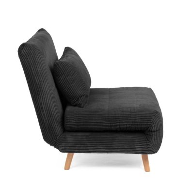 Крісло м'яке розкладне Homla SOLACE Чорний 222998 фото - 3