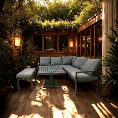 Комплект садовой мебели Garden Line ALM9422 Серый - 16 Комплект садовой мебели Garden Line ALM9422 Серый ALM9422 фото - 16