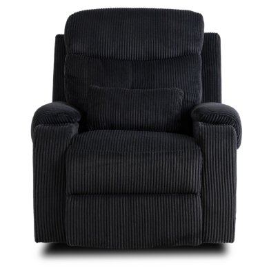 Крісло м'яке розкладне з реклайнером Mebel Elit TORRES Velvet Чорний ME.TORRES/CZ/SZTR/FW фото - 3