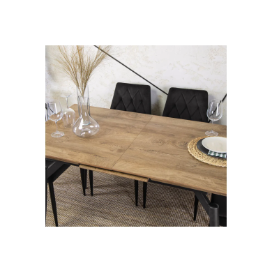 Обідній стілець Mebel Elit CORK Welur Чорний ME.CORK/CZ/V/K фото - 10