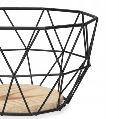 Корзина Homla EYJA M | Черный / Дерево 161673 фото - 7