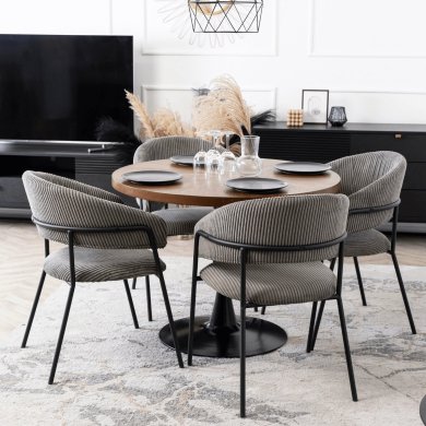 Обеденный стул Mebel Elit TINKA Velvet Серый - 6 Обеденный стул Mebel Elit TINKA Velvet Серый ME.TINKA/P/SZTR/K фото - 6