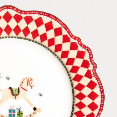 Десертная тарелка Homla CIRGRATTA 20 см Принт 241837 фото - 2