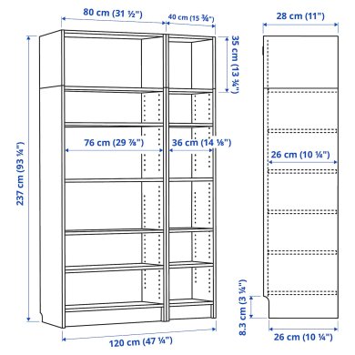 IKEA Стелаж BILLY (ИКЕА БИЛЛИ) 39230712 фото - 4