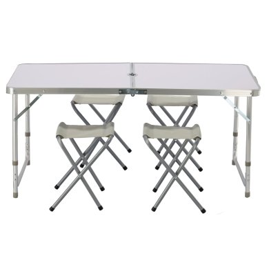 Комплект складаних туристичних меблів Garden Line METAL Білий OXE8211 фото - 4