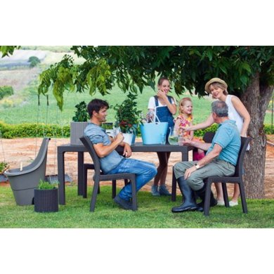 Садовий стіл Keter MELODY Графіт - 6 Садовий стіл Keter MELODY Графіт 255809 фото - 6