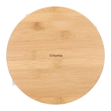 Набор для специй Homla BAMBOU 15x19 см | Прозрачный / Дерево 163014 фото - 4