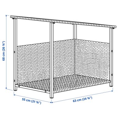 Лежанка для собаки BOLMSO Серый - 5 IKEA Лежанка для собаки BOLMSO Серый (ИКЕА БОЛМСО) 90564641 фото - 5
