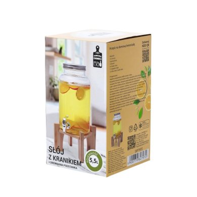 Диспенсер для напитков Chomik 5,5 л Прозрачный SIP7972 фото - 2