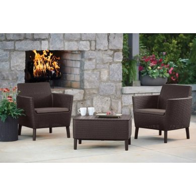 Комплект садових меблів Keter SALEMO 3 Коричневий 253240 фото - 8