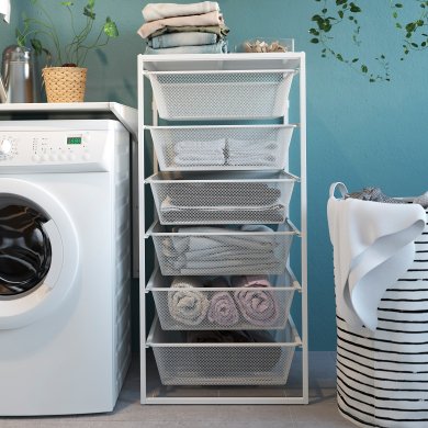 IKEA Рама с проволочными корзинами JONAXEL (ИКЕА ЙОНАКСЕЛЬ) 09297488 фото - 5