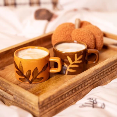 Кружка Homla MINDY 300 мл | Оранжевый / Коричневый - 4 Кружка Homla MINDY 300 мл | Оранжевый / Коричневый 218695 фото - 4