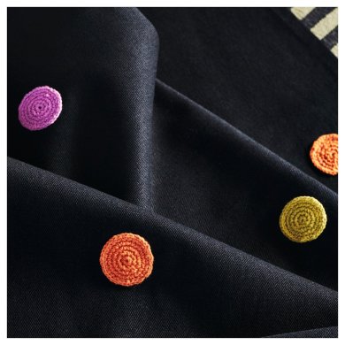 IKEA Покрывало MAVINN 45x180 см Черный (ИКЕА МАВИНН) 90574961 фото - 4