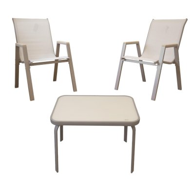 Комплект садовой мебели Kontrast MALAGA WOOD Бежевый Meb000084 фото - 2