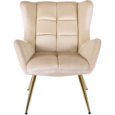 Крісло м'яке Mebel Elit VINCENT 2 Кремовий - 2 Крісло м'яке Mebel Elit VINCENT 2 Кремовий ME.VINCENT/KR/V/FW фото - 2