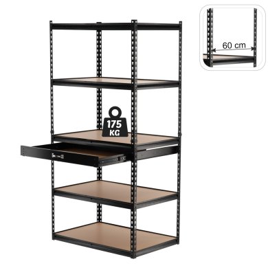 Стеллаж Garden Line GWI2127 Черный GWI2127 фото - 2