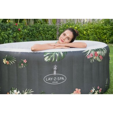 Джакузи Bestway LAY-Z-SPA ARUBA AIRJET TROPICAL 170х66 см Серый BES60061 фото - 12