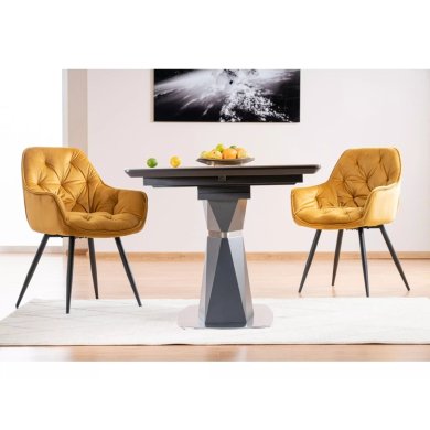 Обеденный стул Signal CHERRY Welur Карри CHERRYVCCU фото - 7
