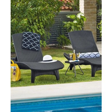 Шезлонг Keter PACIFIC Графит 230674 фото - 2