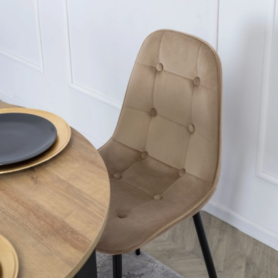 Обеденный комплект мебели Mebel Elit HARRY ARIS | Дуб ривьера / Черный / Бежевый - 13 Обеденный комплект мебели Mebel Elit HARRY ARIS | Дуб ривьера / Черный / Бежевый HARRY/DR/CZ/S/ARIS/BZ/V/Z4/K фото - 13