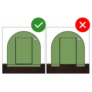 Парник теплиця Garden Line NEW 4x2,5x2 м Зелений TUN3069 фото - 2