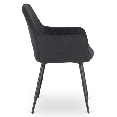 Обідній стілець Mebel Elit BRESSO 2 Чорний ME.BRESSO2/CZ/CZ/T/K фото - 3