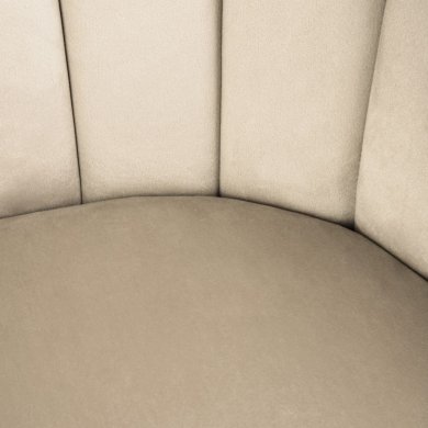 Обідній стілець Homla LANA Welur Бежевий 214232 фото - 5